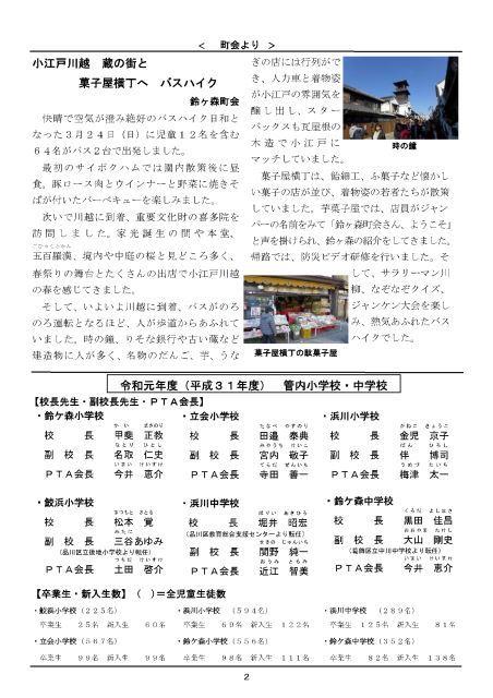 大井第一マイ・タウン21 6月号 No.182p2